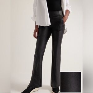 Athleta delancey gleam black straight leg pant XS black EUC